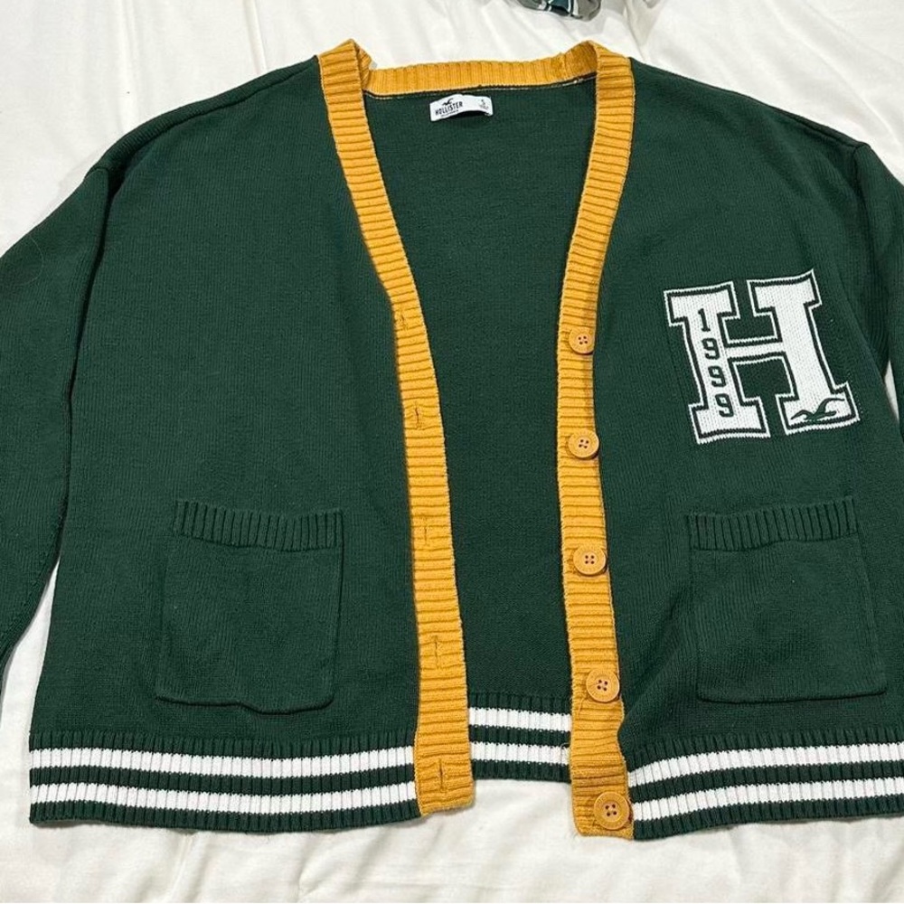 Hollister Varsity Logo Cardigan